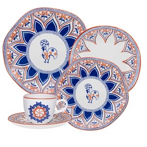 Aparelho de Jantar 30 peças Porcelana Ryo Barcelos - Oxford