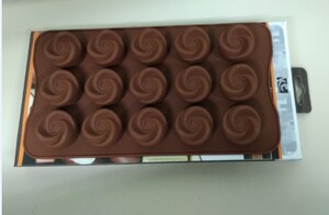Forma Chocolate Antiaderente Em Silicone Rosas 15 Espaços - Kehome