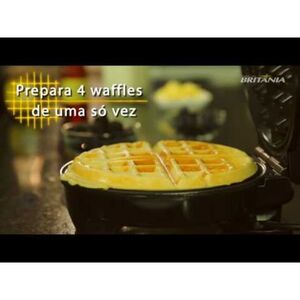 Grill Waffle Golden 2 110V - Britânia