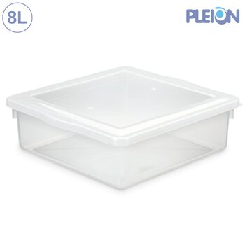 Caixa Organizadora 8,0 litros c/tampa transparente - Pleion