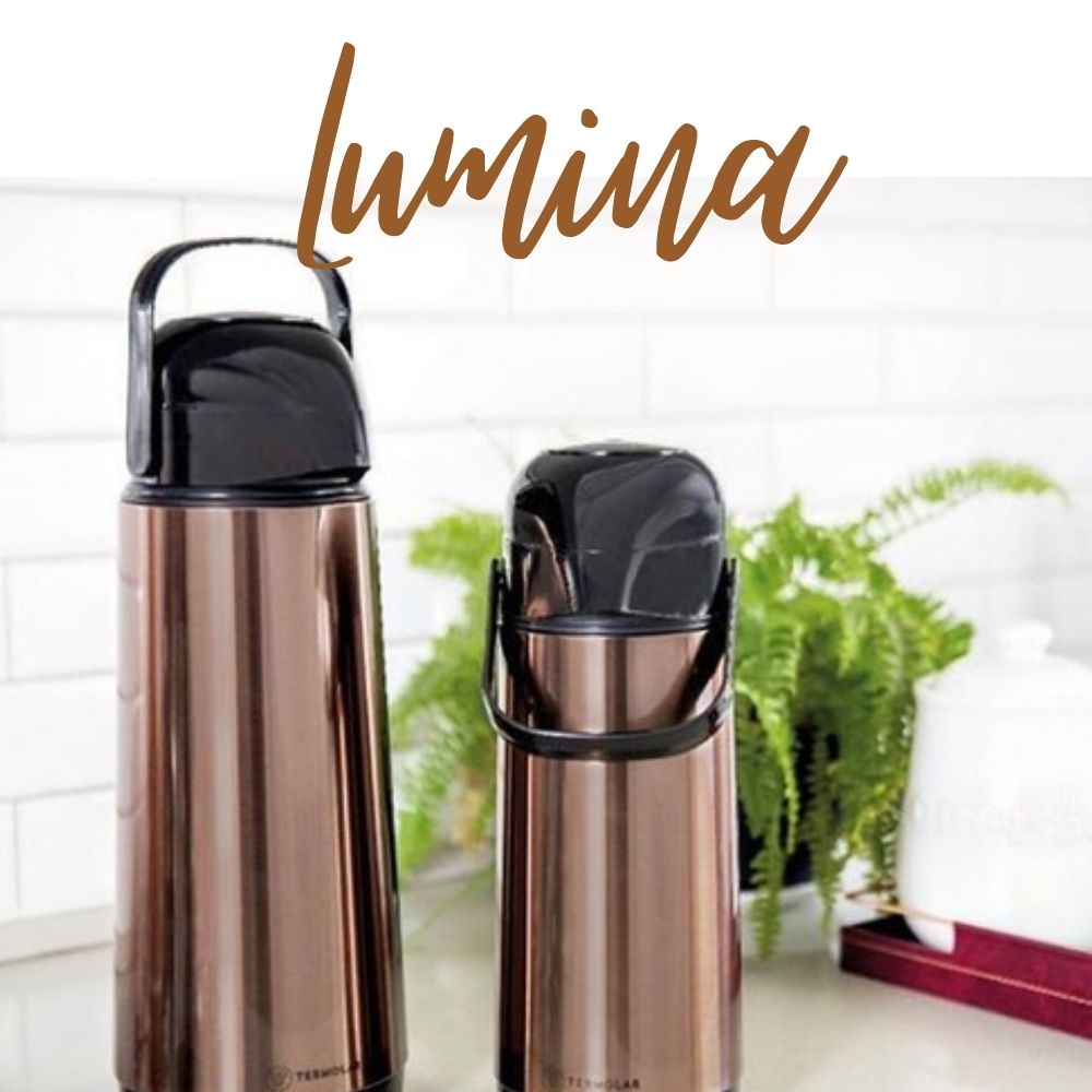 Garrafa Térmica Café Quente 1,8 Litros Aço Inox Cobre Termolar