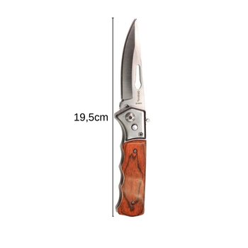 Canivete Aumotático 20cm c/Cabo Madeira - Original