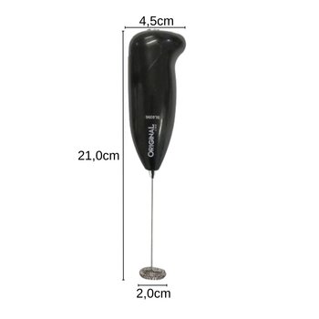 Mixer Elétrico Portátil Branco/Preto Premium - Original