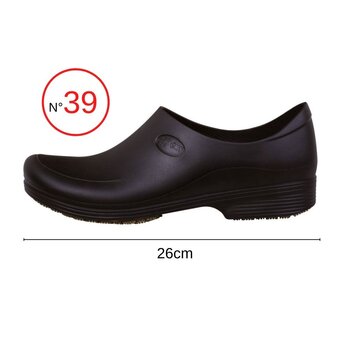 Sapato Profissional N°39 Masculino Preto - Sticky Shoes