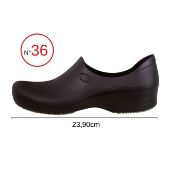 Sapato Profissional N°36 Feminino Preto - Sticky Shoes