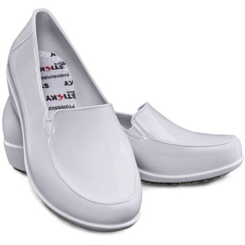 Sapato Social Profissional N°34 Feminino Branco - Sticky Shoes