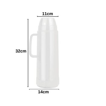 Garrafa Térmica 1,0 Litro Branca Use - MOR
