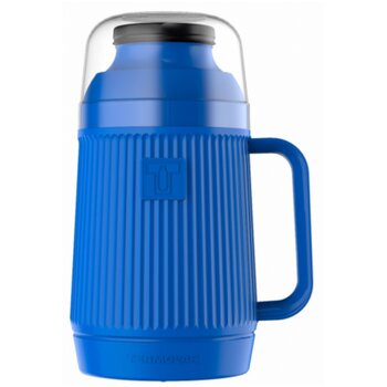 Garrafa Térmica c/Rolha Clean 500ml Mundial Azul Termolar