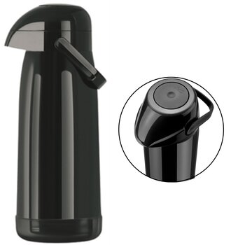 Garrafa Térmica 1,8 Litros Pressão Preta Termolar