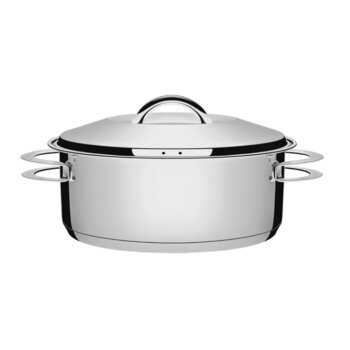 Caçarola Inox 24cm Rasa Solar Tramontina
