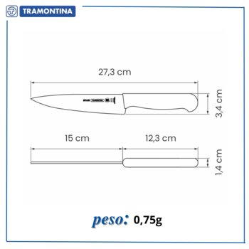 Faca Profissional de Carne 6 Branca Tramontina