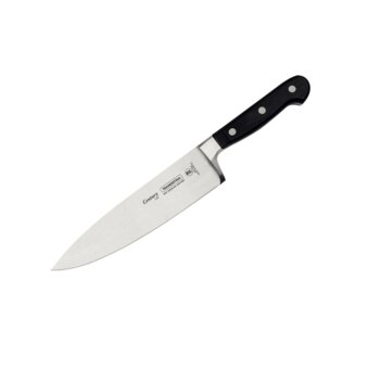 Faca Chef Inox 8 c/Cabo Preto Century Tramontina