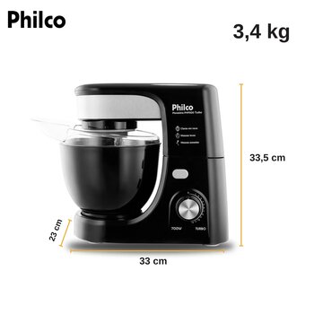 Batedeira 220V Perola Maxx Preta - Britânia