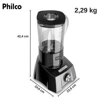 Liquidificador 110V PLQ143 Preto - Philco