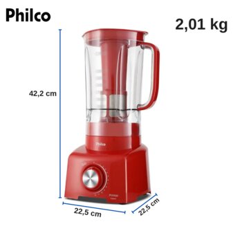 Liquidificador 220V PH900 Vermelho - Philco