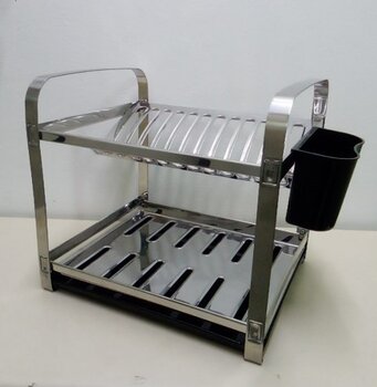 Escorredor de Louças Inox c/12 Lugares Mak Inox