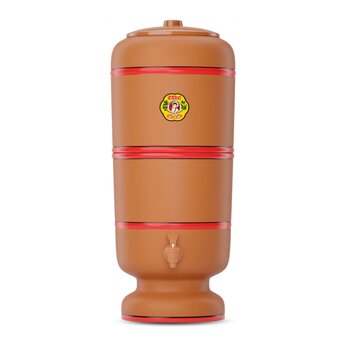 Filtro de Barro São João 8L Stefani C/ 2 Velas Tradicional