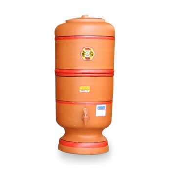Filtro de Barro São Pedro 8L com Vela Tradicional