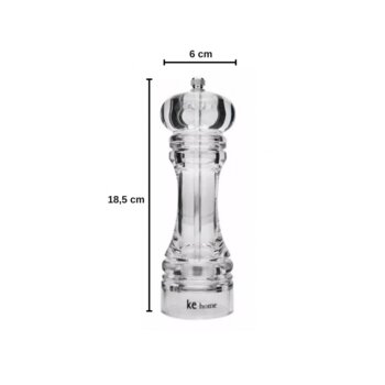 Moedor de Pimenta Acrílico 18,5cm - Kehome