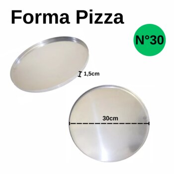Forma para Pizza Alumínio N° 30 Vissoto