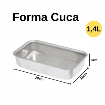 Forma para Pães e Cuca Alumínio - Vissoto