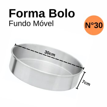 Forma de Torta Nº30 Fundo Movel Vissoto